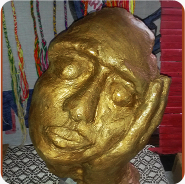 A sculpture work
